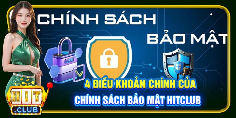 4 điều khoản chính của chính sách bảo mật Hitclub